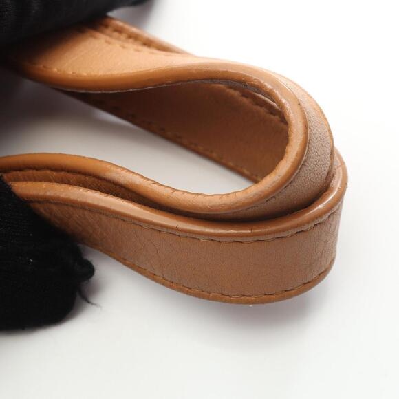 CHANEL Brown Leather Logo Tote Bag - Picture 10 of 13